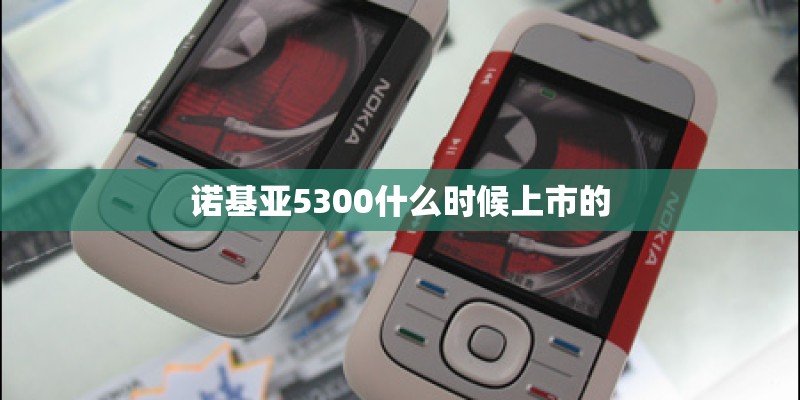 诺基亚5300什么时候上市的 诺基亚5300什么时候上市的