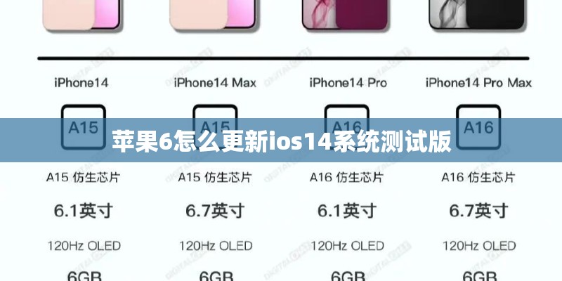 苹果6怎么更新ios14系统测试版 苹果6怎么更新ios14系统测试版